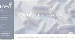 Desktop Screenshot of novaprobiotics.com