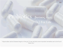 Tablet Screenshot of novaprobiotics.com